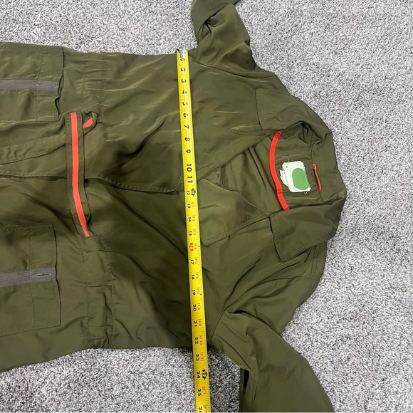 Anthropologie Gisborne Anorak Olive Green Safari Jacket Women’s Size Medium - Picture 10 of 12